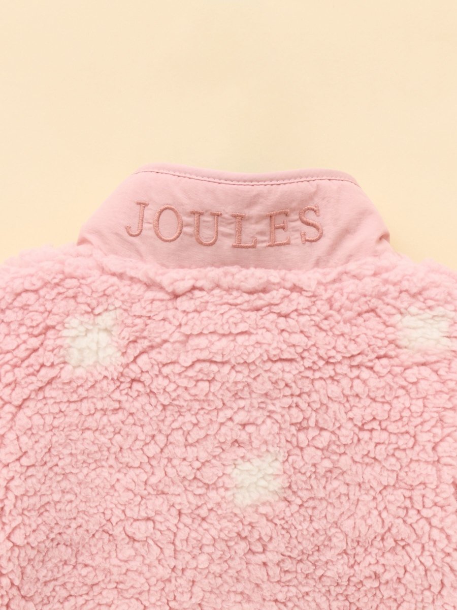 Girls' Tilly Pink Zip Through Fleece - RUTHERFORD & Co