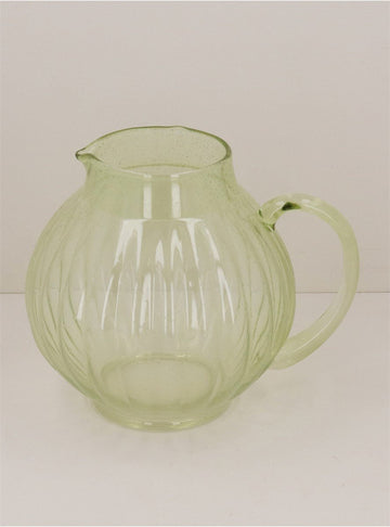 Glass Jug - Green Ball Bubble - RUTHERFORD & Co