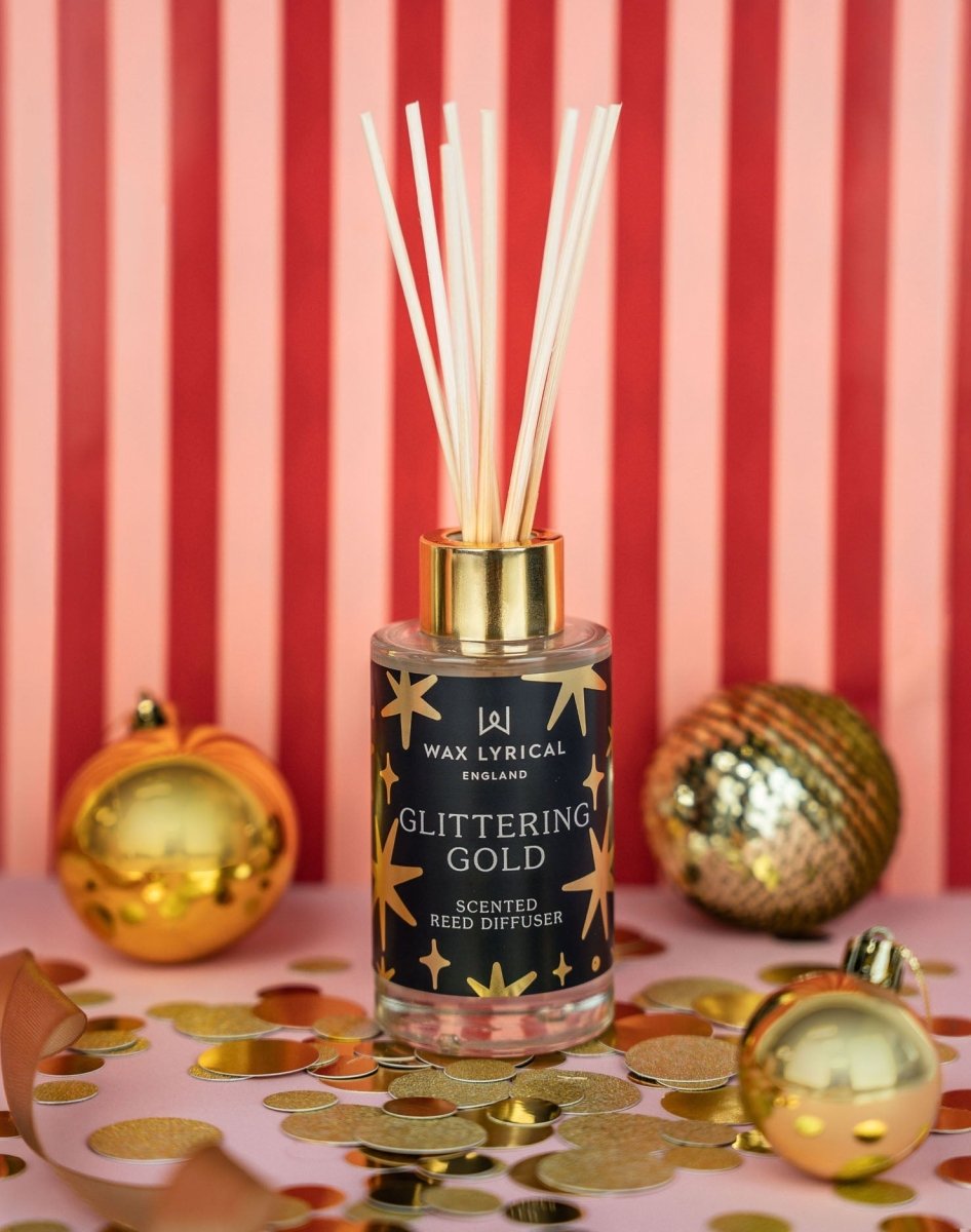 Glittering Gold 100ml Reed Diffuser - RUTHERFORD & Co