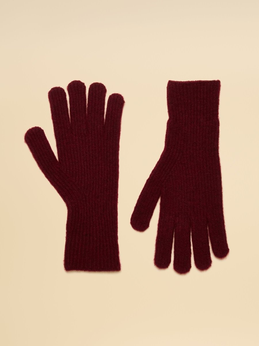 Gloves - Berry Red - RUTHERFORD & Co