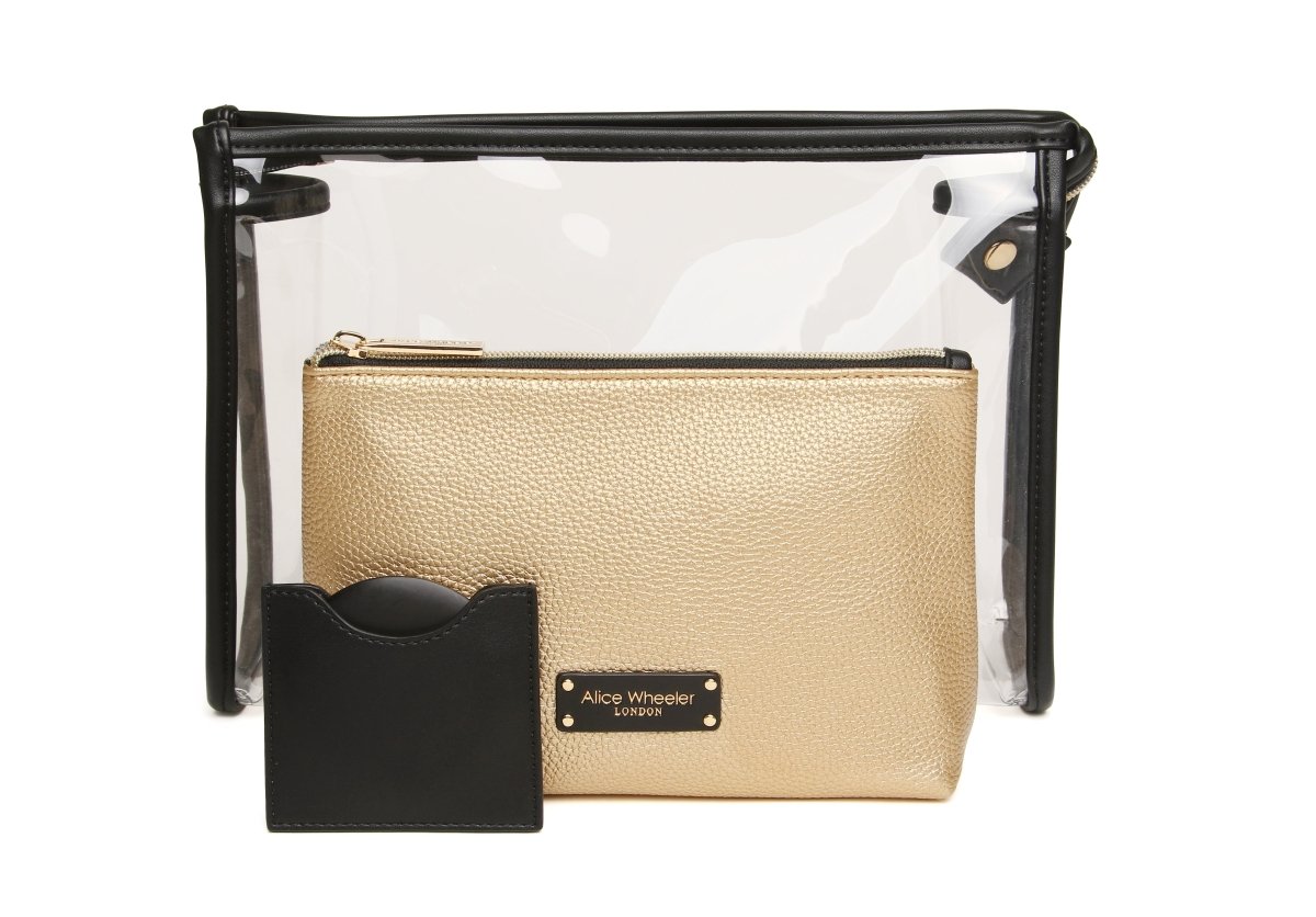 Gold - 3pc Beauty/Makeup Gift Set - RUTHERFORD & Co