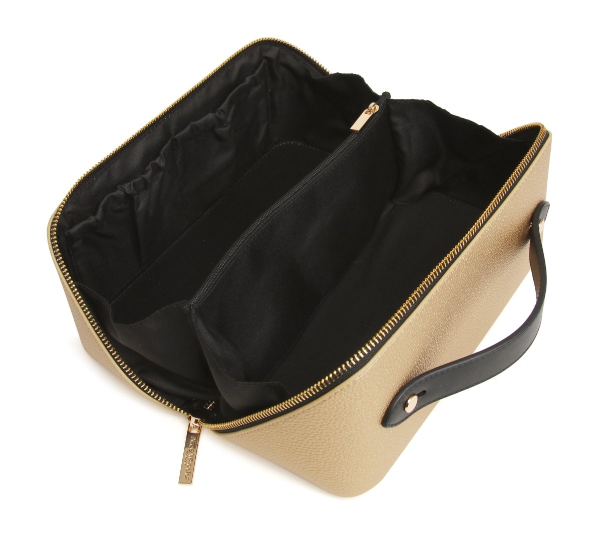 Gold Black - Kensington Train Case - RUTHERFORD & Co