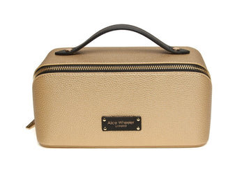 Gold Black - Kensington Train Case - RUTHERFORD & Co