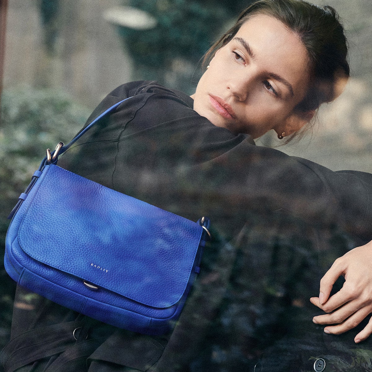 GRAFFTON STREET/YVES BLUE/SMALL FLAPOVER CROSSBODY - RUTHERFORD & Co
