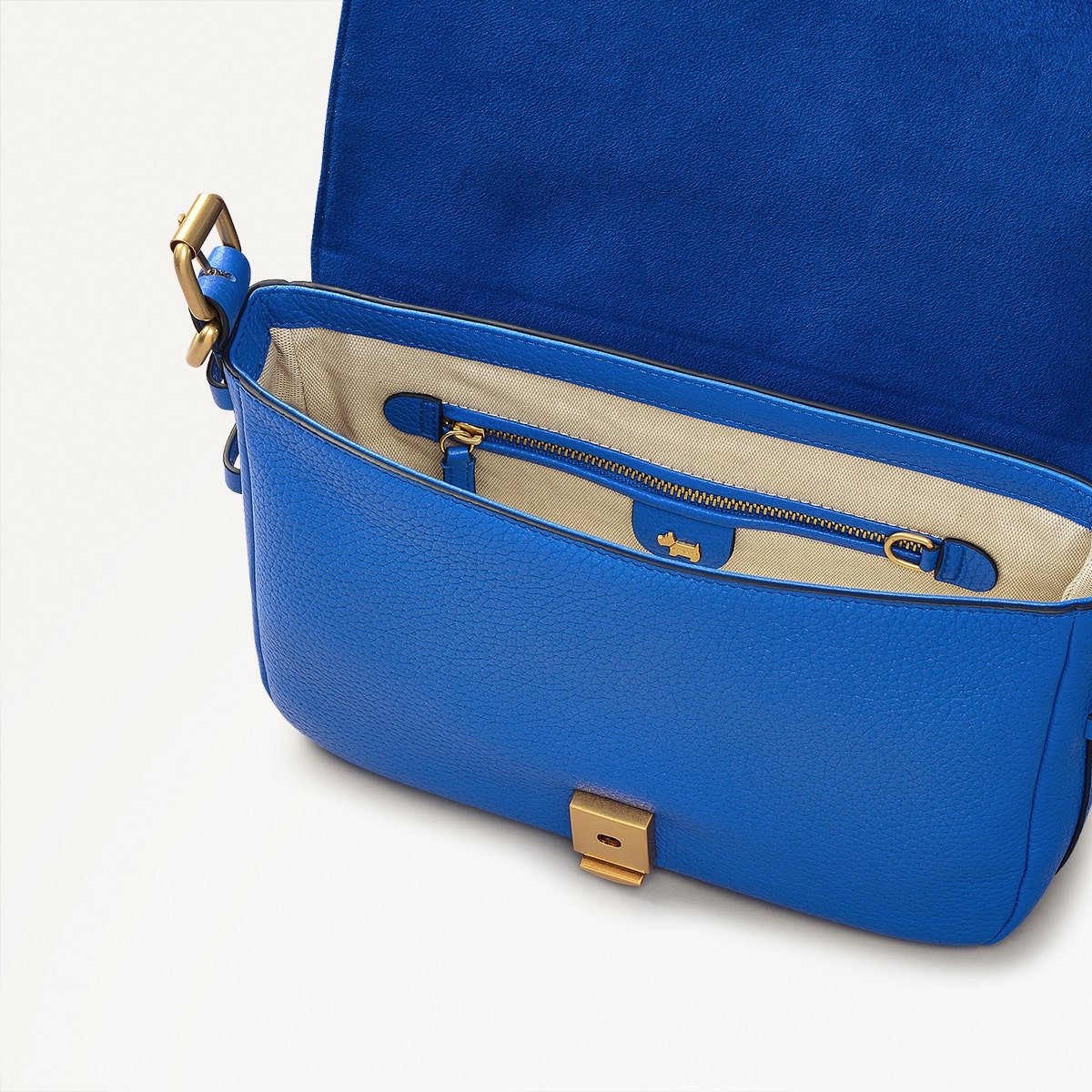 GRAFFTON STREET/YVES BLUE/SMALL FLAPOVER CROSSBODY - RUTHERFORD & Co