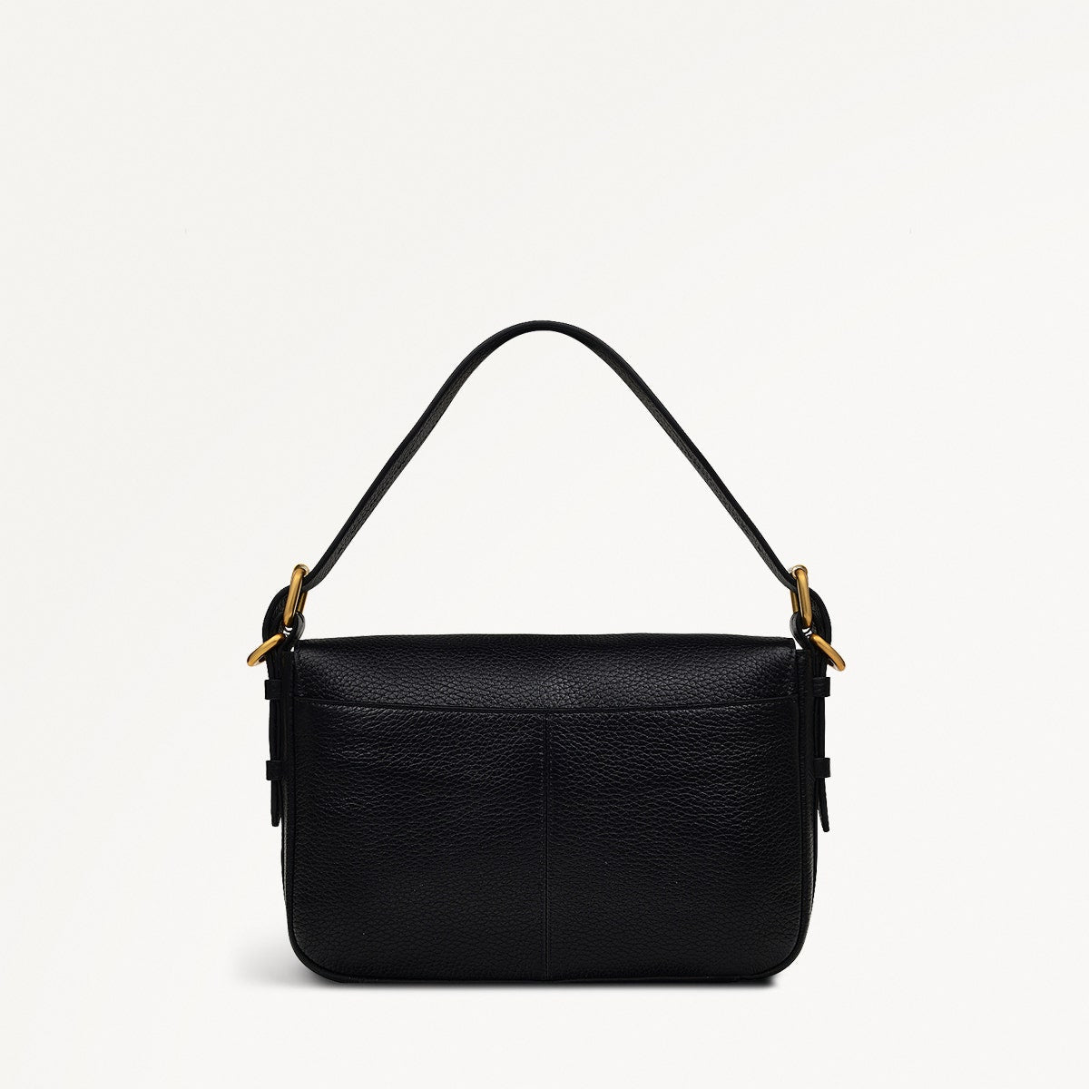 GRAFTON STREET - BLACK - SMALL FLAPOVER CROSSBODY - RUTHERFORD & Co