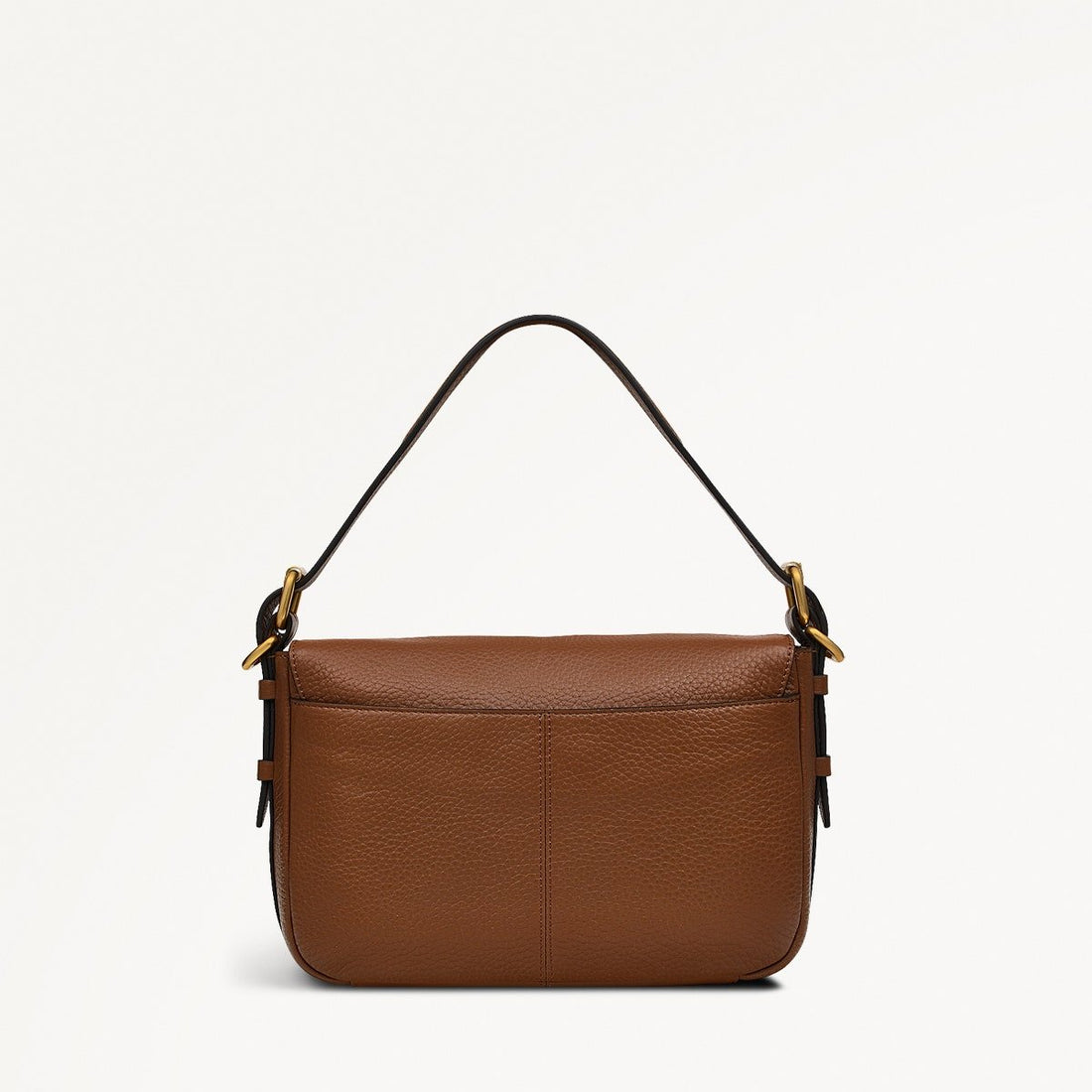 GRAFTON STREET - SADDLE - SMALL FLAPOVER CROSSBODY - RUTHERFORD & Co