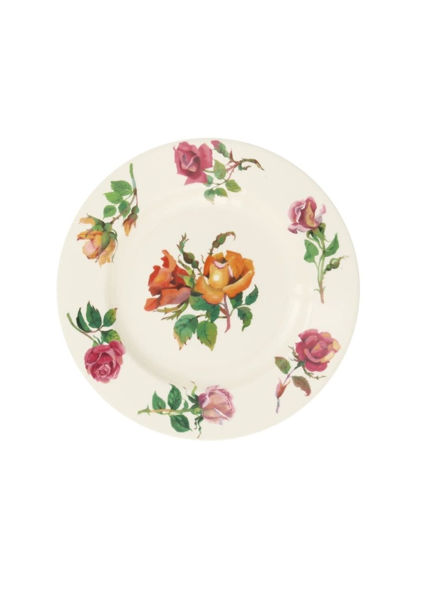 Granny's Roses Medium Dinner Plate, 8.5 Inch - RUTHERFORD & Co