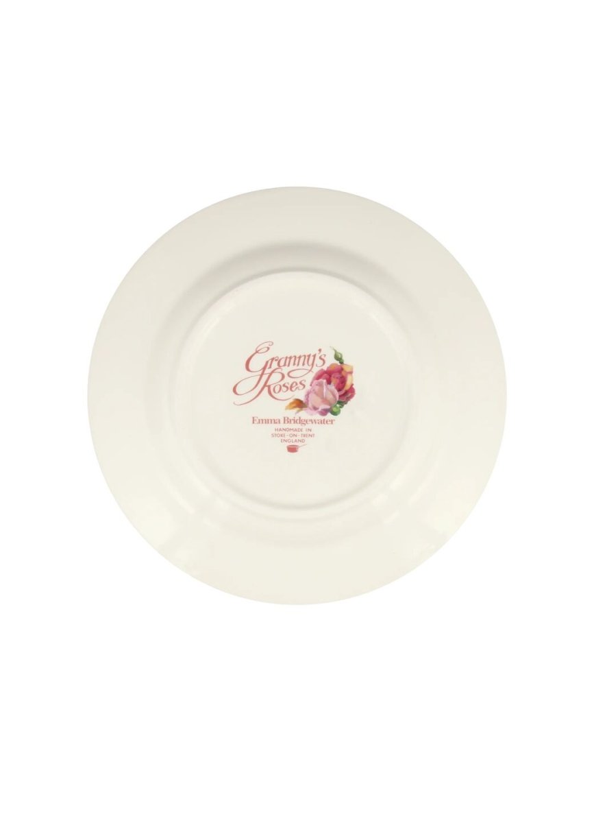 Granny's Roses Medium Dinner Plate, 8.5 Inch - RUTHERFORD & Co