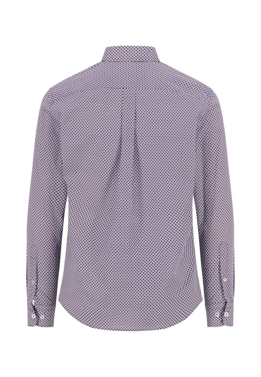 Graphic Flower Print, Button Down Shirt - RUTHERFORD & Co
