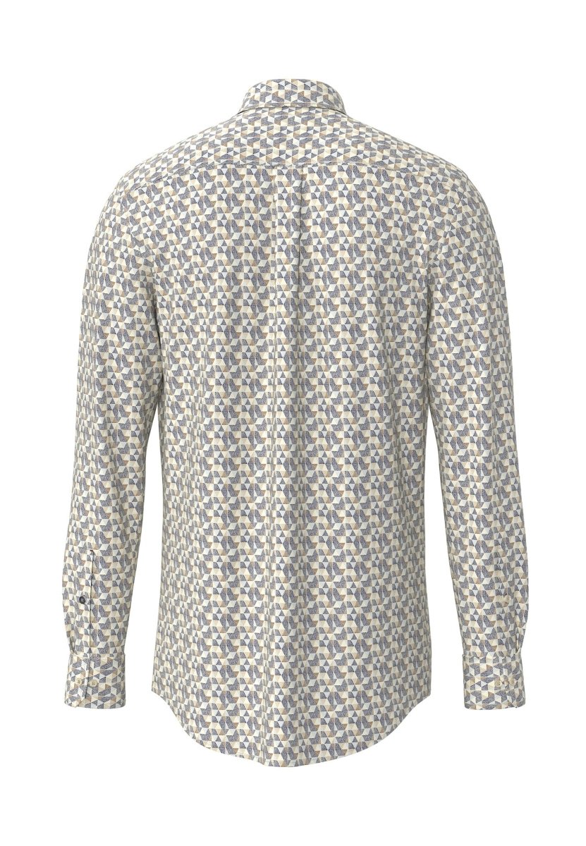 Graphic Print, Button Down Shirt - RUTHERFORD & Co