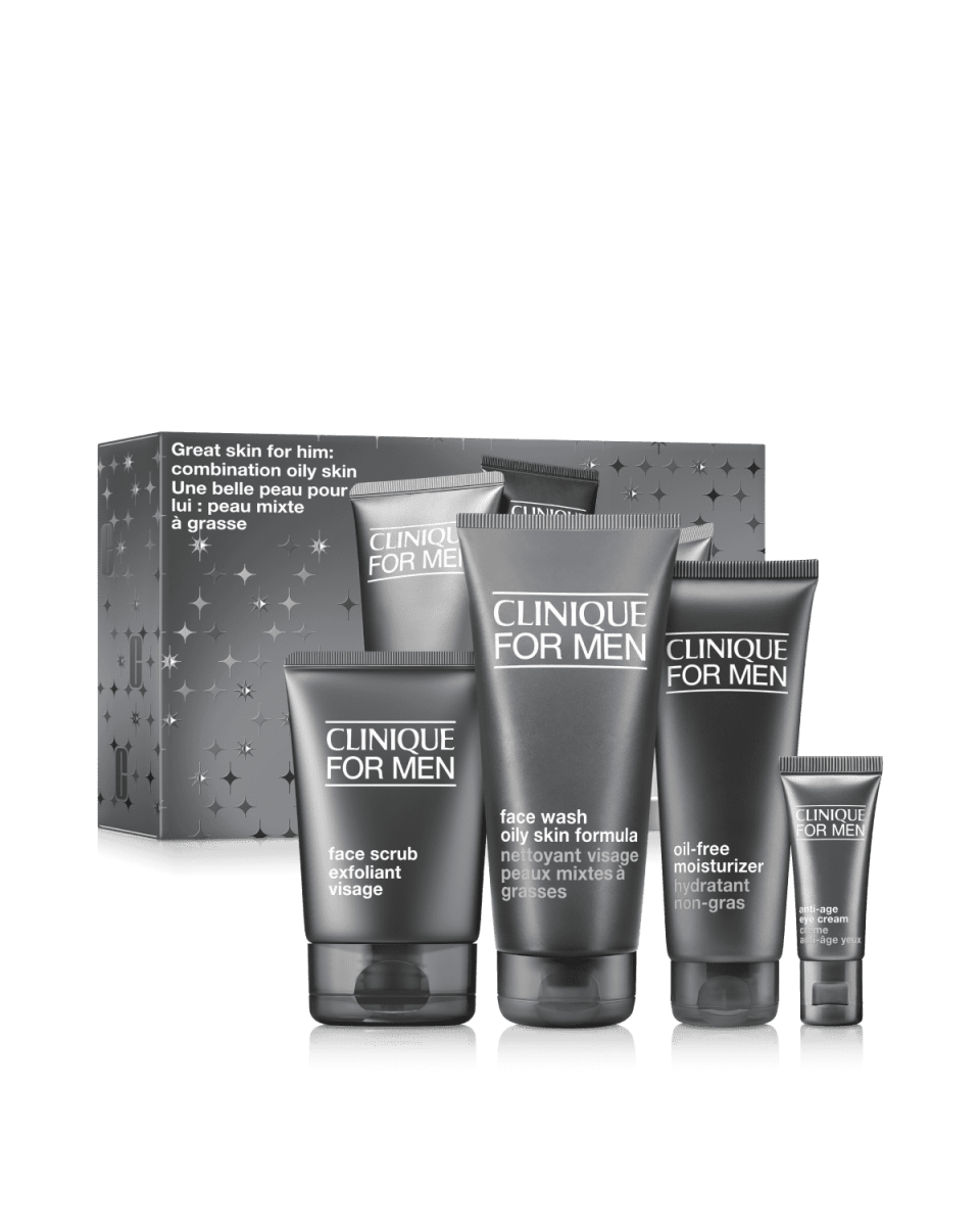 Great Skin For Him: Dry Combination Oily Skin Set - RUTHERFORD & Co
