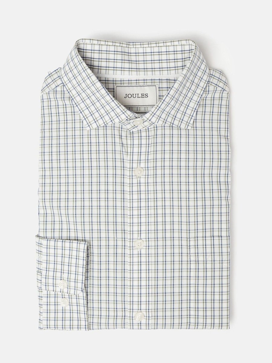 Green Check Cotton Shirt - RUTHERFORD & Co