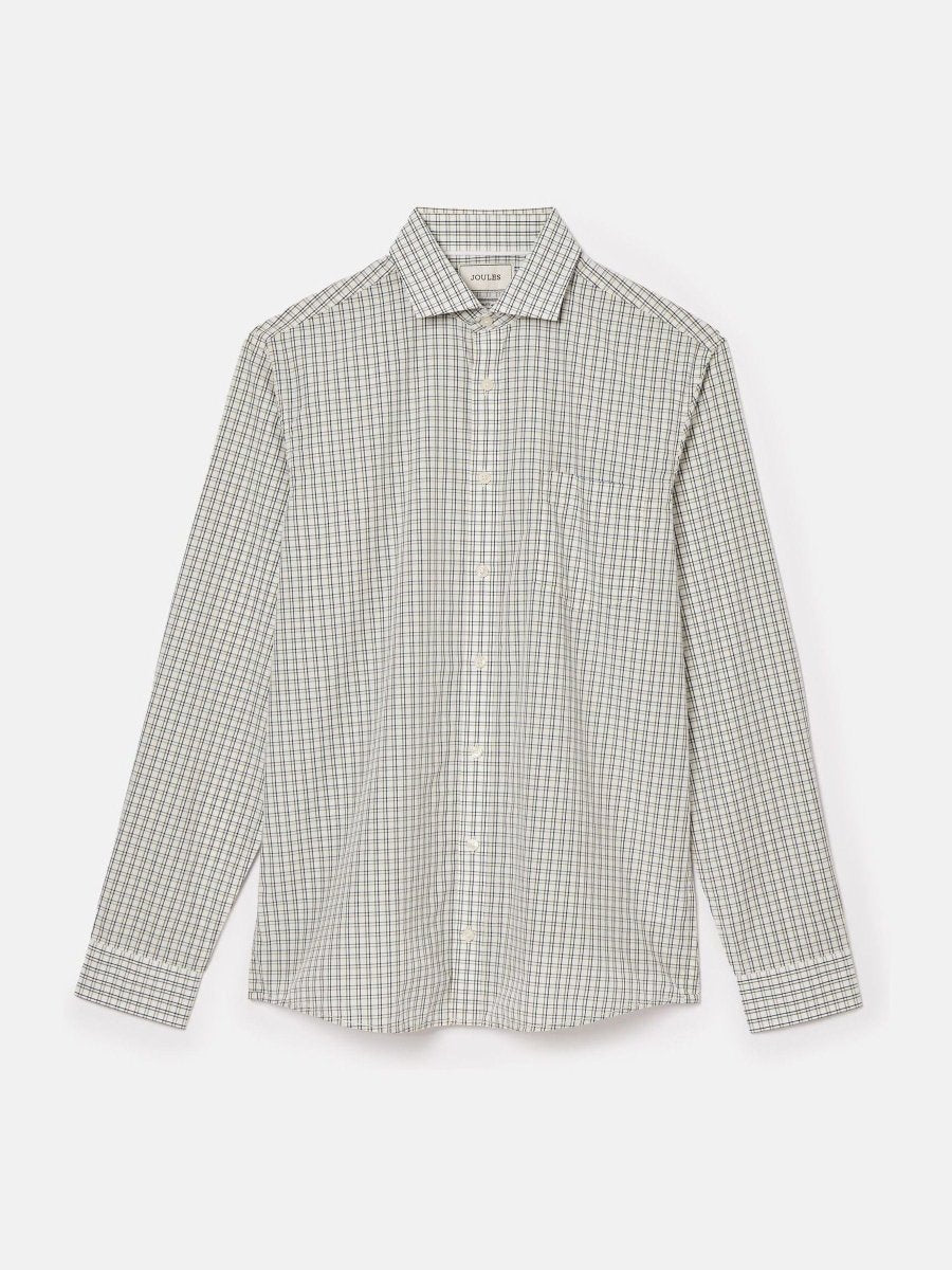 Green Check Cotton Shirt - RUTHERFORD & Co