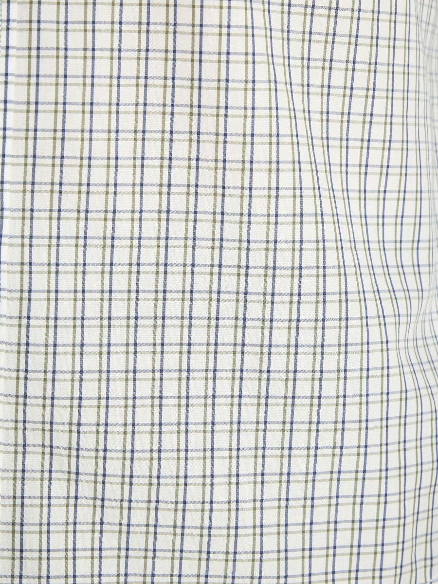 Green Check Cotton Shirt - RUTHERFORD & Co