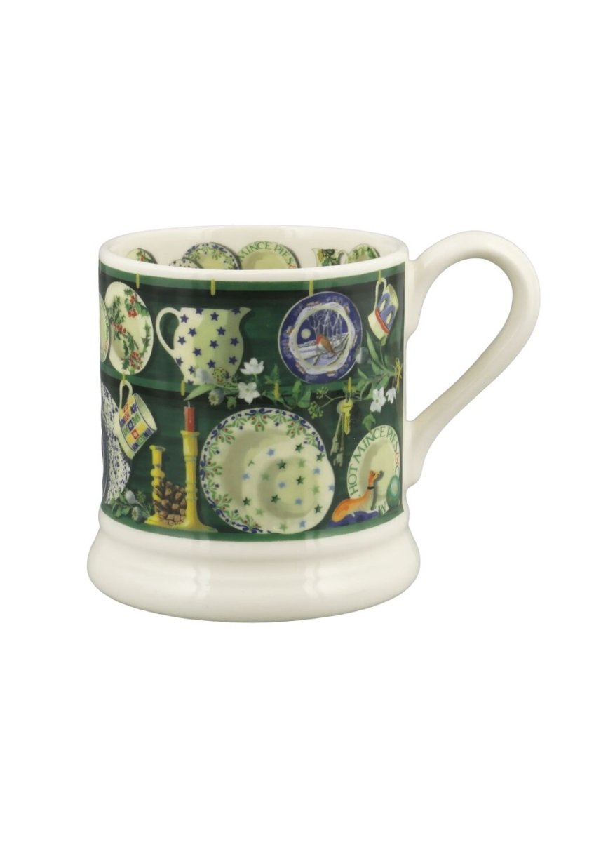 Green Christmas Dresser 1/2 Pint Mug - RUTHERFORD & Co