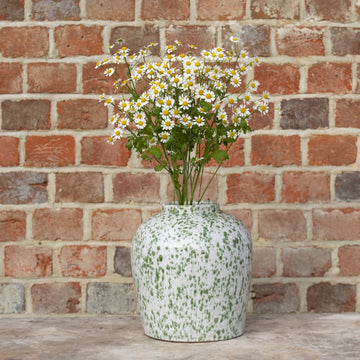 Green Splatter Vase - RUTHERFORD & Co