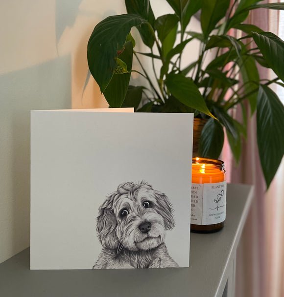 Greeting Card - Cooper Cockapoo - RUTHERFORD & Co