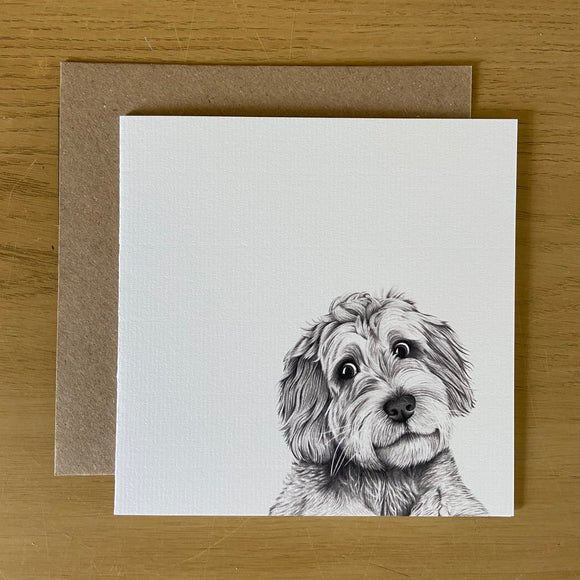 Greeting Card - Cooper Cockapoo - RUTHERFORD & Co