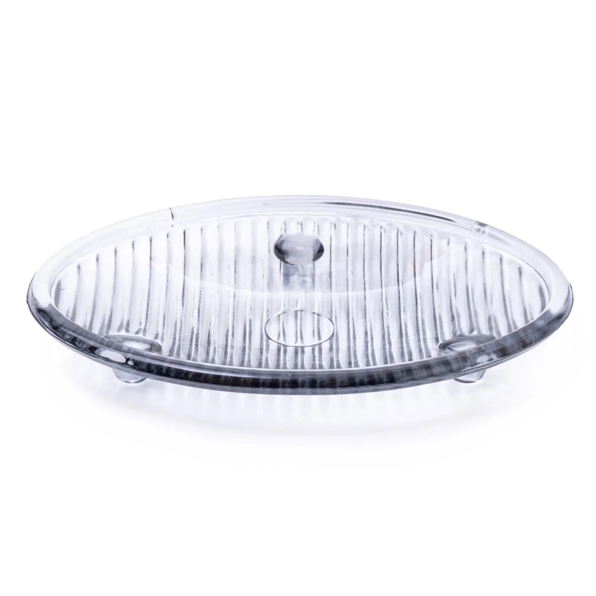 Grey Glass Soap Dish - RUTHERFORD & Co