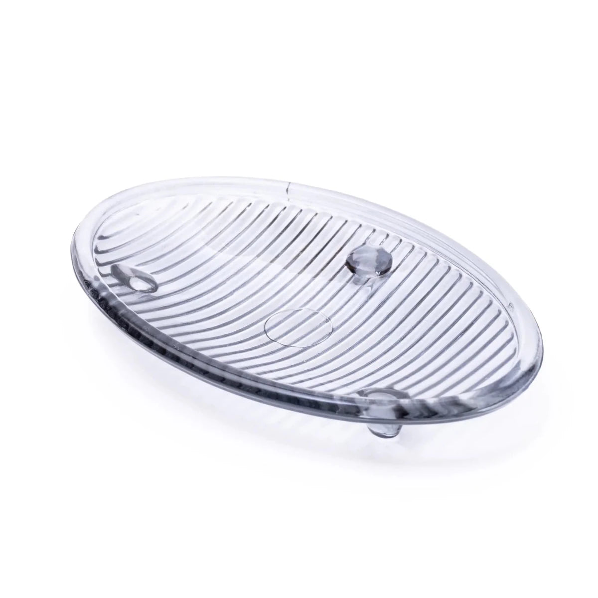 Grey Glass Soap Dish - RUTHERFORD & Co
