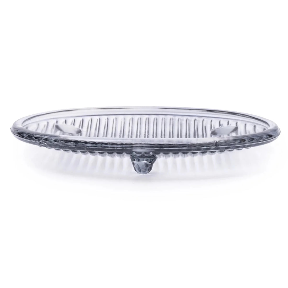 Grey Glass Soap Dish - RUTHERFORD & Co