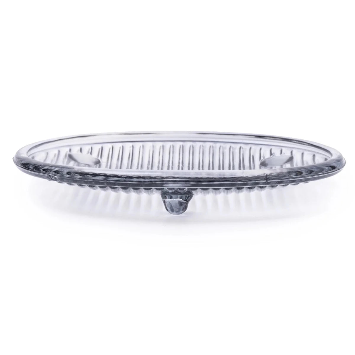 Grey Glass Soap Dish - RUTHERFORD & Co