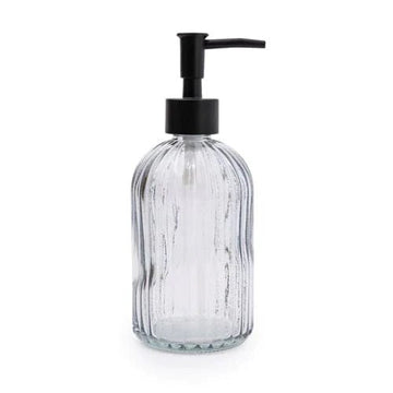Grey Glass Soap Dispenser - RUTHERFORD & Co