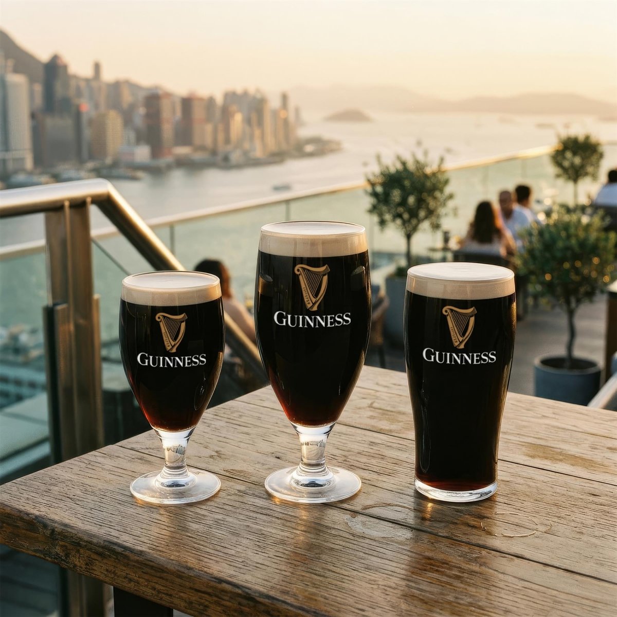 Guinness 2pc Stemmed Pint Glass Set - RUTHERFORD & Co