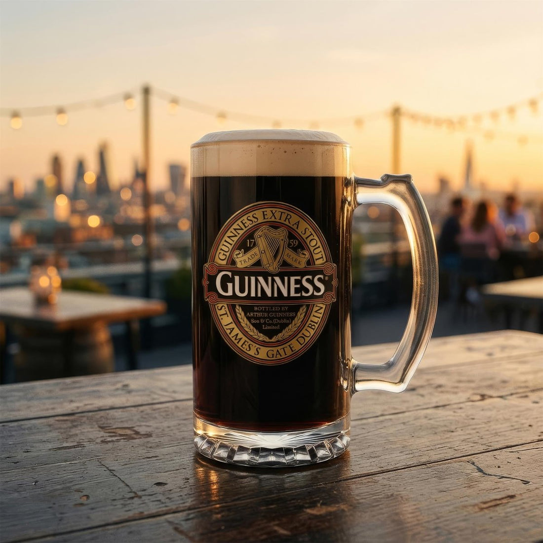 Guinness Limited Edition Glass Tankard - RUTHERFORD & Co