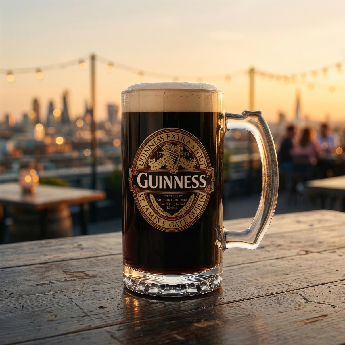 Guinness Limited Edition Glass Tankard - RUTHERFORD & Co