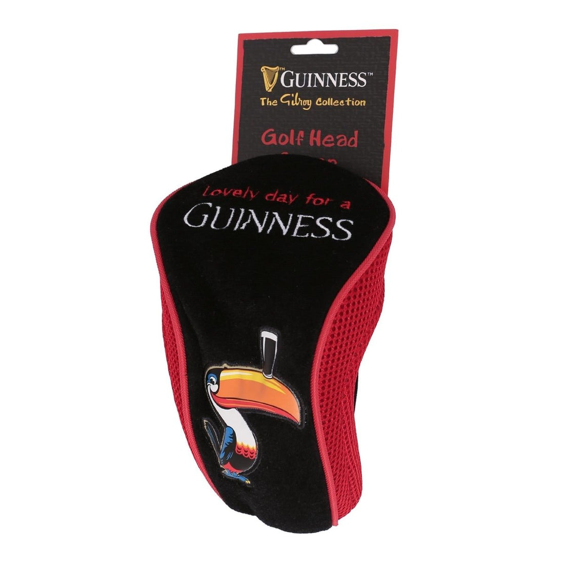 Guinness Toucan Golf Club Head Cover - Black - RUTHERFORD & Co