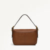 GRAFTON STREET - SADDLE - SMALL FLAPOVER CROSSBODY