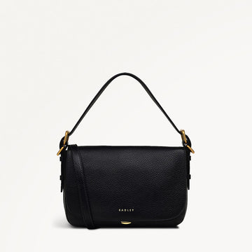 GRAFTON STREET - BLACK - SMALL FLAPOVER CROSSBODY