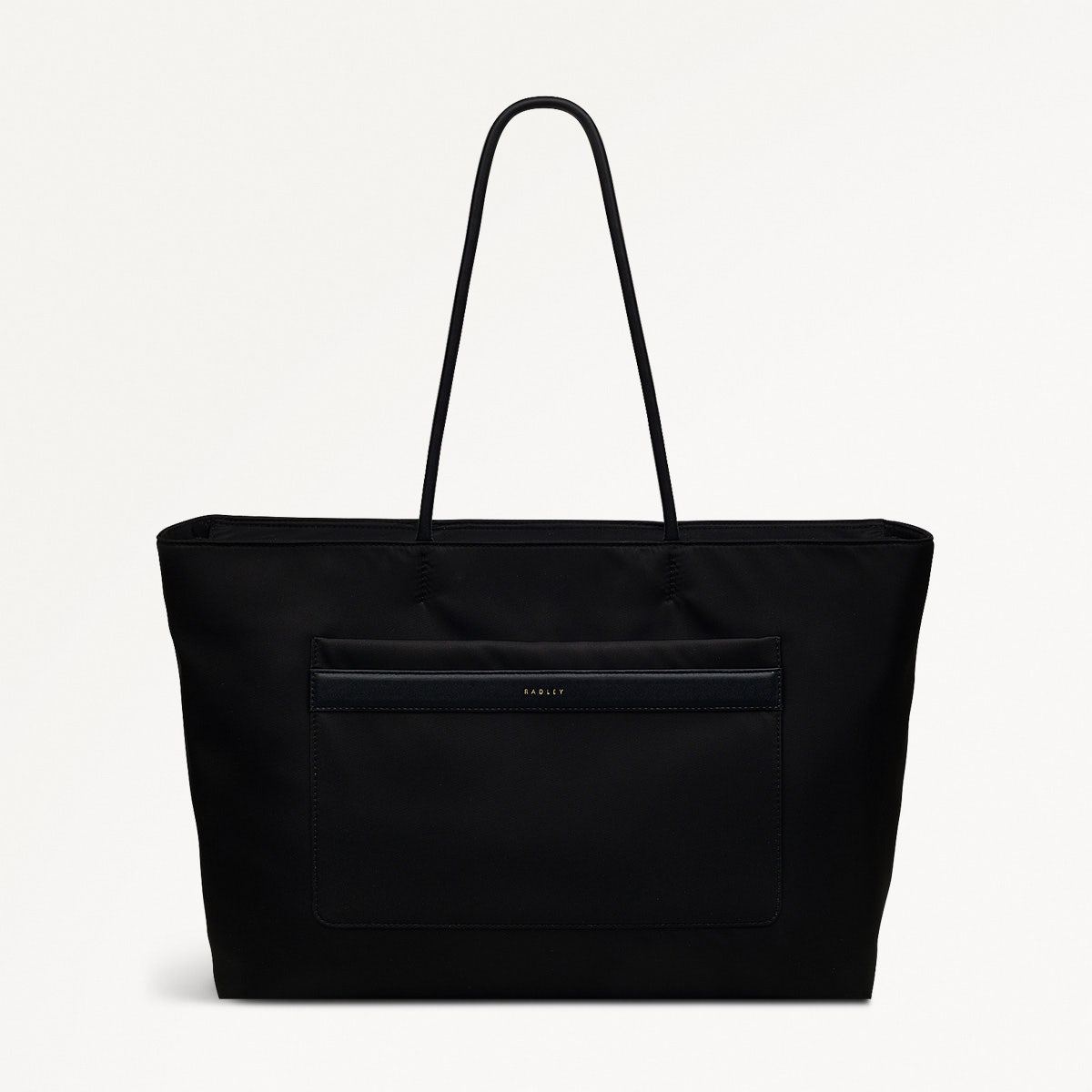 Holland Park Large Ziptop Tote Black