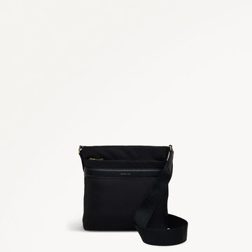 Holland Park Small Ziptop Crossbody Black