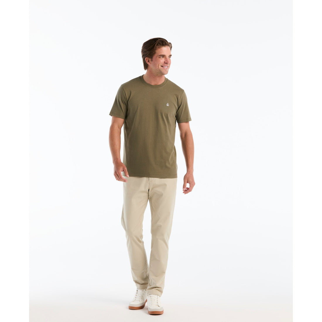 Sticker Pete Logo T-Shirt In Dusty Olive