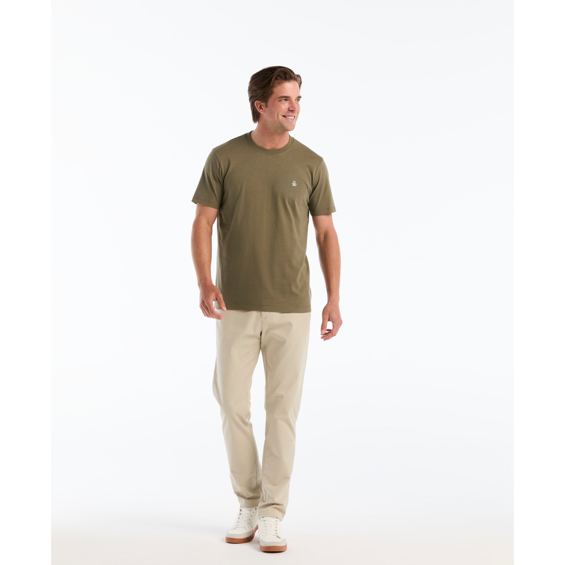 Sticker Pete Logo T-Shirt In Dusty Olive