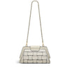 SUNDOWN AVENUE - WEAVE Medium Flapover Clutch