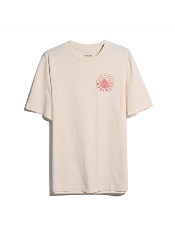 Haise Graphic T-Shirt In Ecru - RUTHERFORD & Co