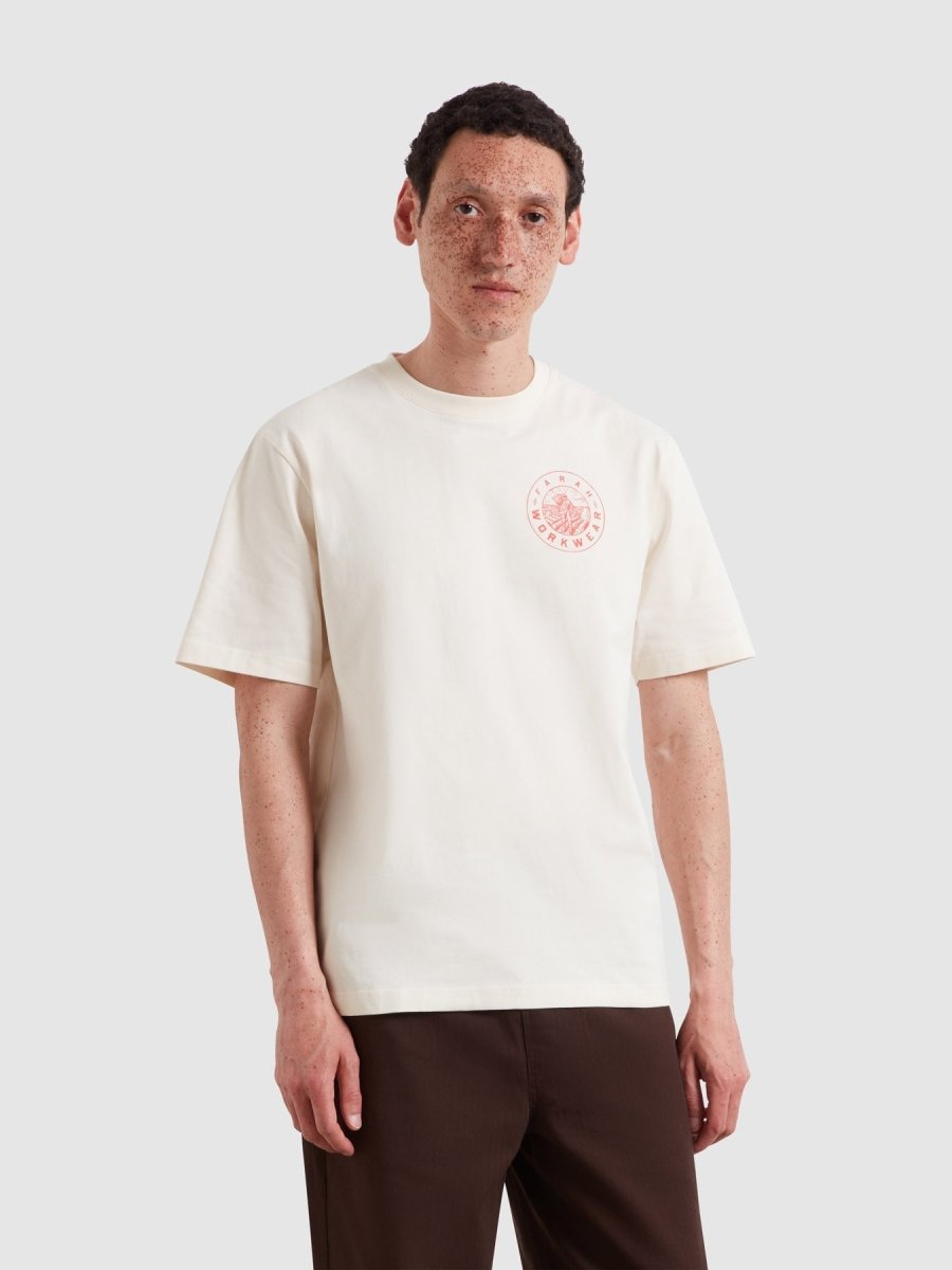Haise Graphic T-Shirt In Ecru - RUTHERFORD & Co