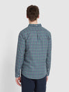 Hamilton Check Shirt In Mallard Green - RUTHERFORD & Co