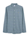 Hamilton Check Shirt In Mallard Green - RUTHERFORD & Co