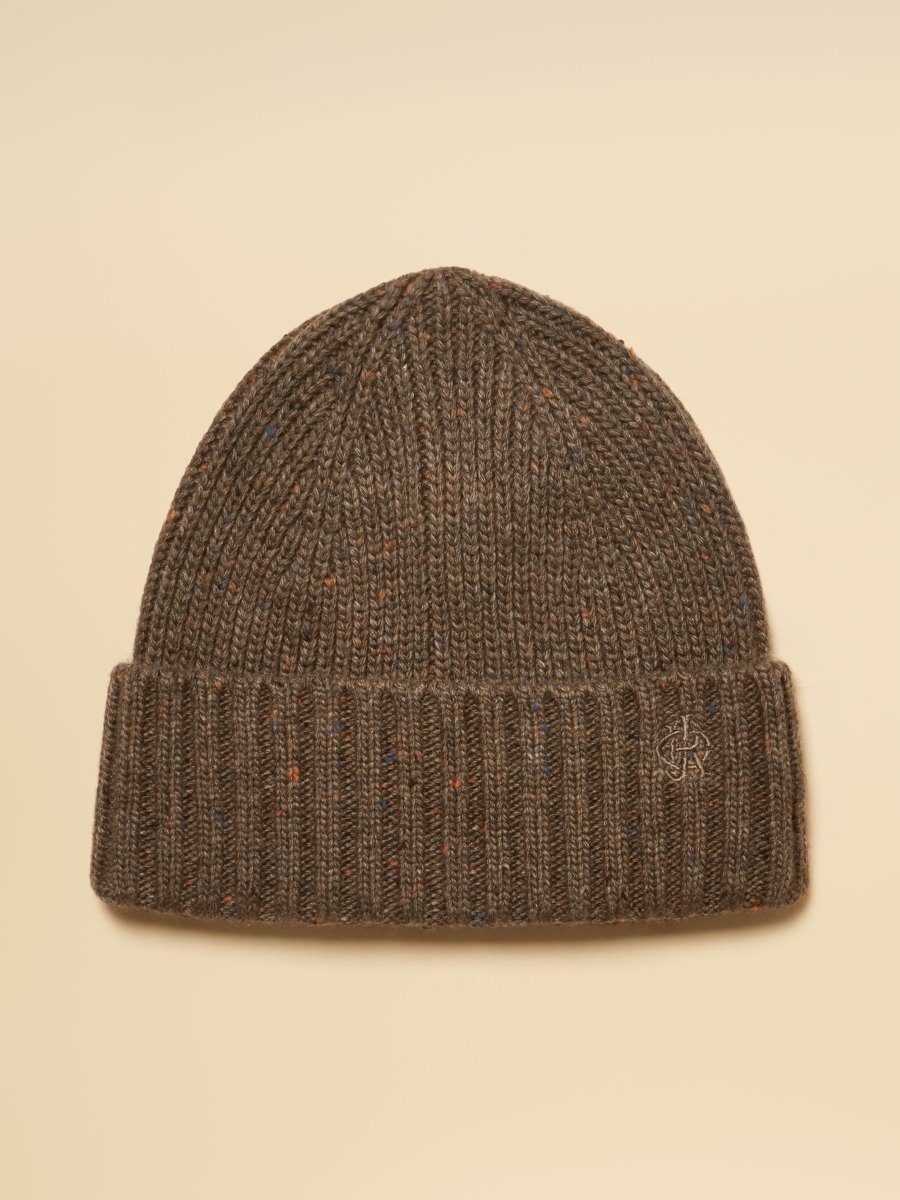 Hammond Brown Beanie Hat - RUTHERFORD & Co