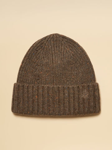 Hammond Brown Beanie Hat - RUTHERFORD & Co