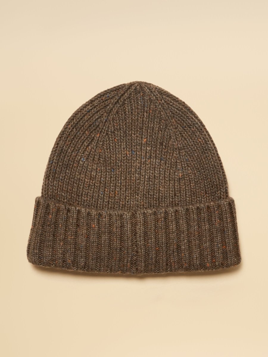 Hammond Brown Beanie Hat - RUTHERFORD & Co