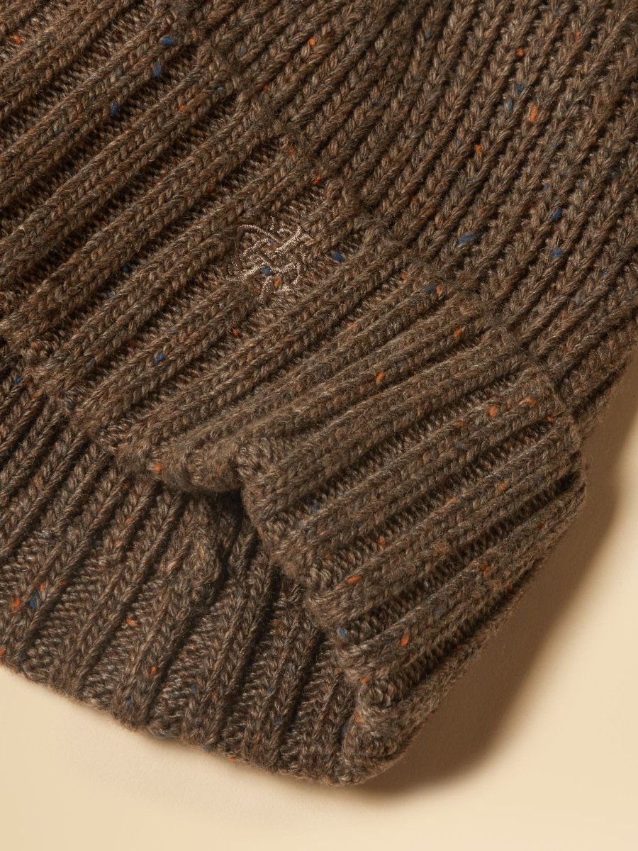 Hammond Brown Beanie Hat - RUTHERFORD & Co