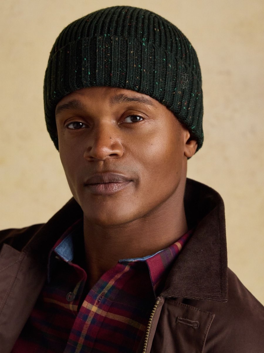Hammond Green Beanie Hat - RUTHERFORD & Co