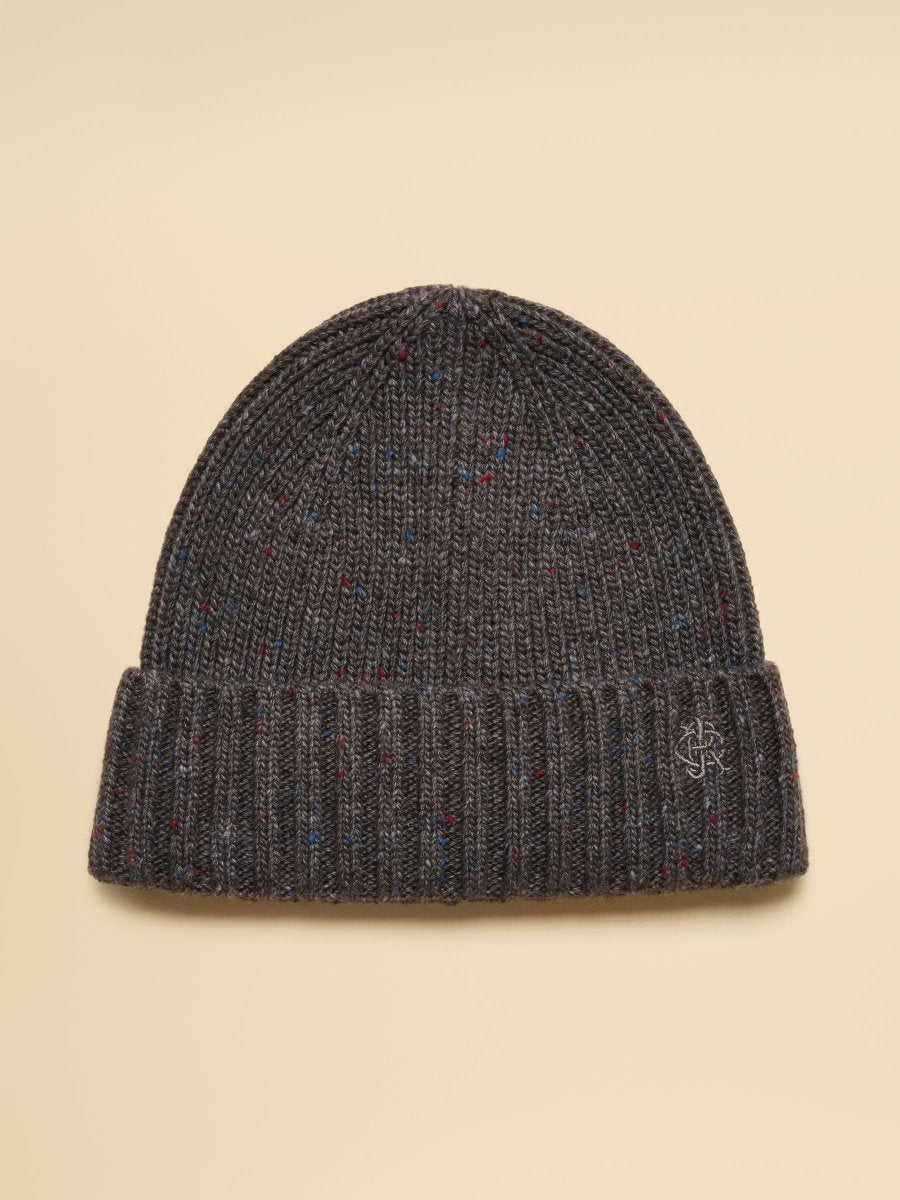 Hammond Grey Beanie Hat - RUTHERFORD & Co
