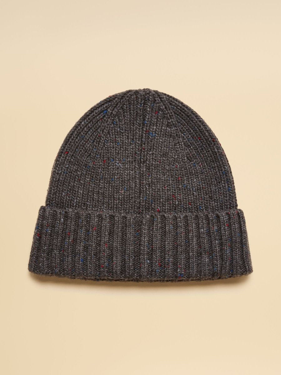 Hammond Grey Beanie Hat - RUTHERFORD & Co